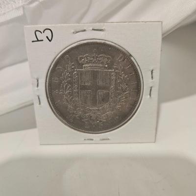 1873 MBN italy 5 lire