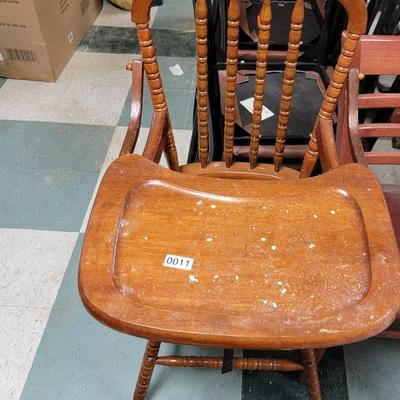 2 Booster seats and highchair
