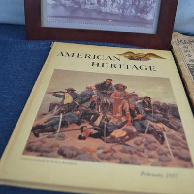 LOT 340 WORLD WAR II STAMP AND COIN SET AND BOOKS