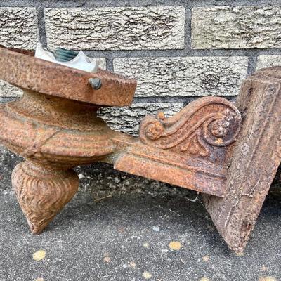 New Orleans Salvaged Vintage Cast Iron Lights