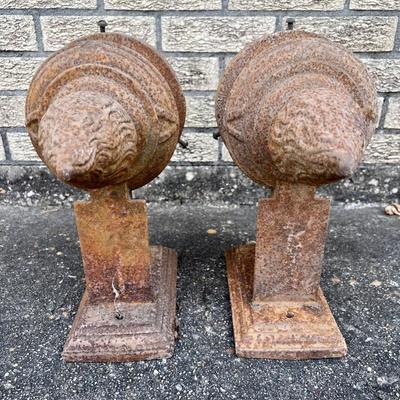 New Orleans Salvaged Vintage Cast Iron Lights