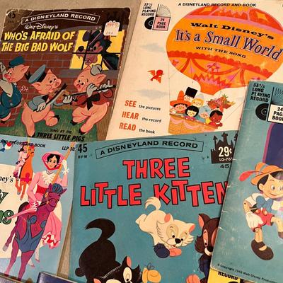 Disney Books with Records