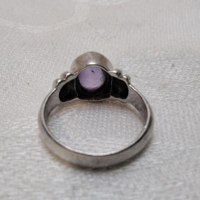 Vintage Amethyst 925 Ring Size 6.5