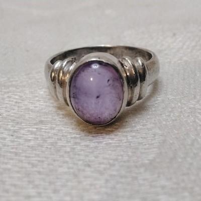 Vintage Amethyst 925 Ring Size 6.5