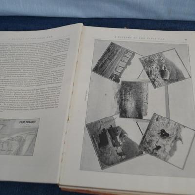 LOT 343. ANTIQUE CIVIL WAR BOOK THE HISTORY OF THE CIVL WAR