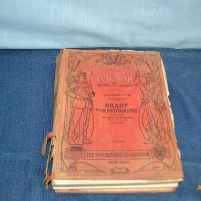 LOT 343. ANTIQUE CIVIL WAR BOOK THE HISTORY OF THE CIVL WAR