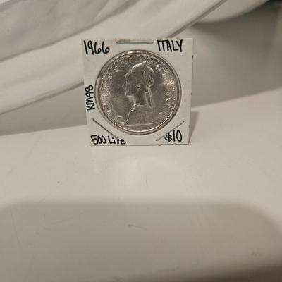 1966 italy 500 Lire