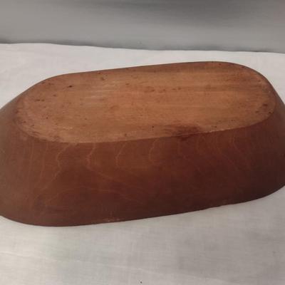 Hand Carved Wood Dough Bowl