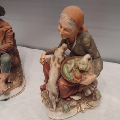 Pair of Japanese Ceramic Statuettes