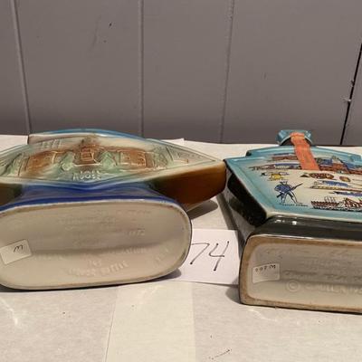 Vintage Delaware and Pennsylvania Beam Decanters