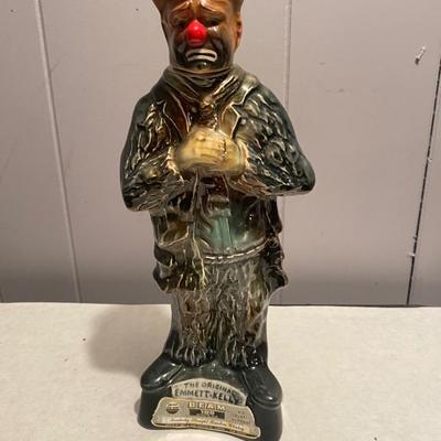Vintage Emmett Kelly Beam Decanter