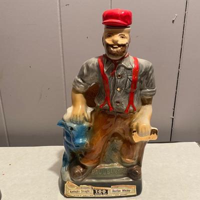 Vintage Paul Bunyan Beam Decanter