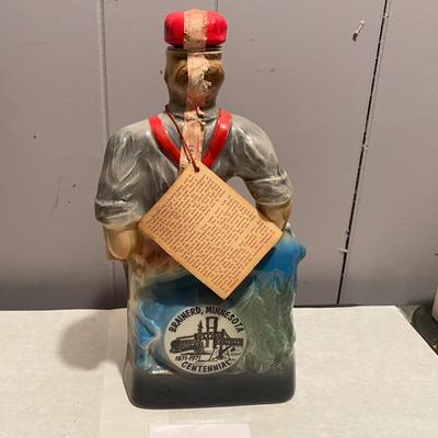 Vintage Paul Bunyan Beam Decanter