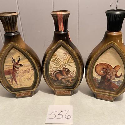 Vintage Animal Beam Decanters