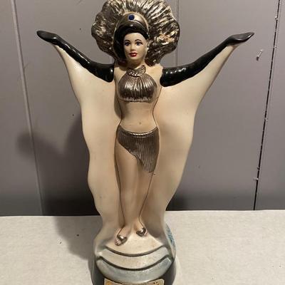 Vintage 1981 Beam Showgirl Decanter