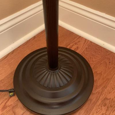 Black Torchere Floor Lamp