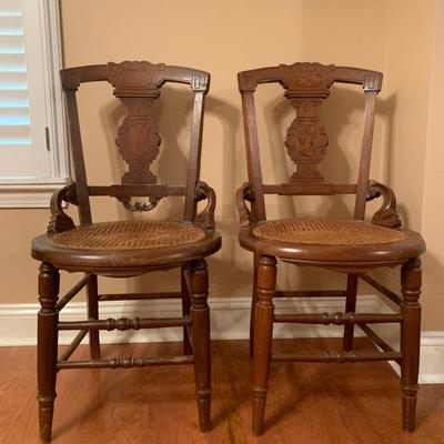 Two Antique Side Chairs