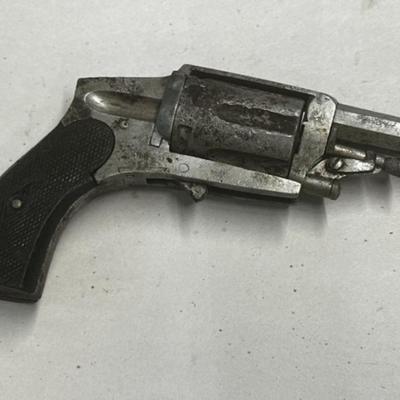 Antique Military and Civilian Weaponry - Bulldog 6mm Hammerless Revolver - Inoperable 