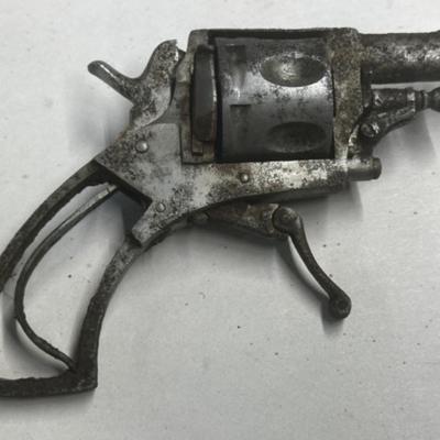 Antique Military and Civilian Weaponry - Small 320 Cal Belgian Bulldog Revolver