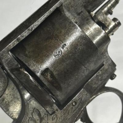 Antique Military and Civilian Weaponry - BELGIAN .50 CAL BRITISH CONSTABULARY REVOLVER