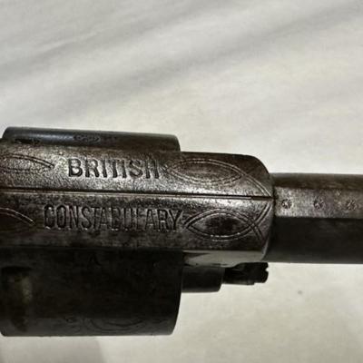 Antique Military and Civilian Weaponry - BELGIAN .50 CAL BRITISH CONSTABULARY REVOLVER