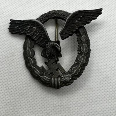 German WWII Medals, Awards, and Pins - Pilot's Badge (Broken)
