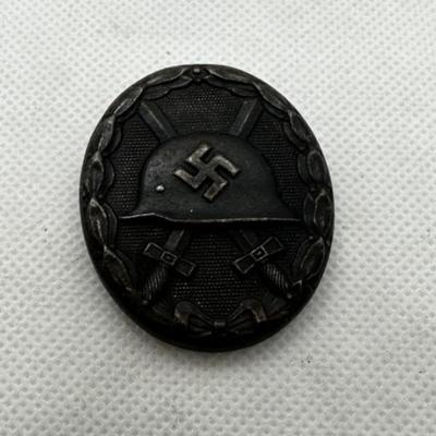 German WWII Medals, Awards, and Pins - Wound Badge in Black