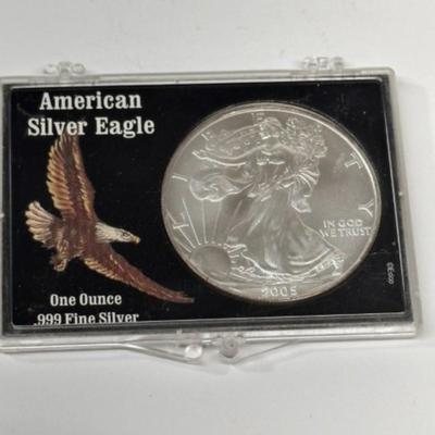 American Silver eagle Uncirculated - 1 ozt .999 Silver (1)