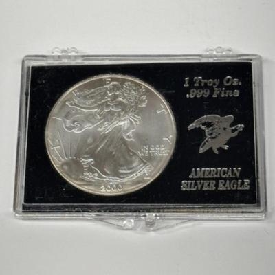 American Silver eagle Uncirculated - 1 ozt .999 Silver (5)