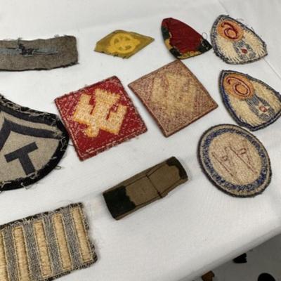 Lot of Military and WWII Patches German and US