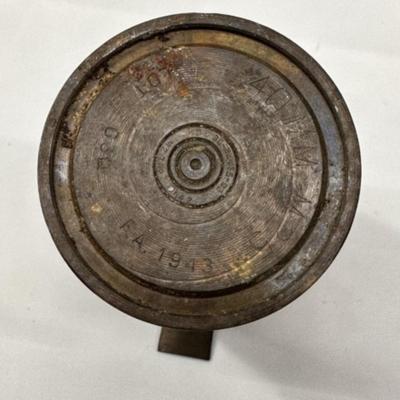 WWII Trench Art Ashtray 40mm Shell Dated 1943