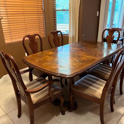 THOMASVILLE Table & 6 chairs-Project Piece