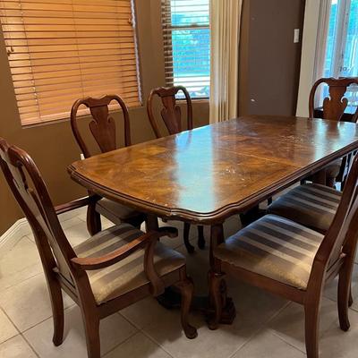 THOMASVILLE Table & 6 chairs-Project Piece