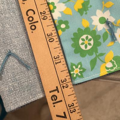 Patchwork quilt throw