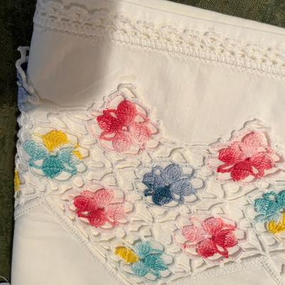 Embroidered Pillow Cases