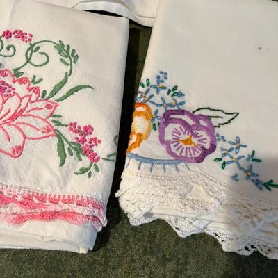 Embroidered Pillow Cases