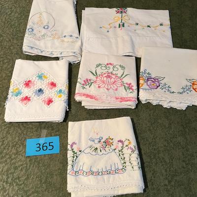 Embroidered Pillow Cases