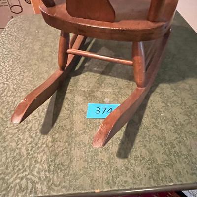 Pressed back Childs Rocker
