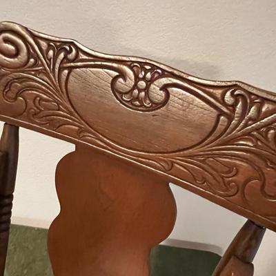 Pressed back Childs Rocker