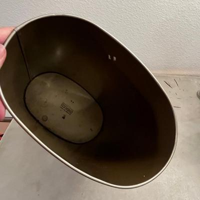 Norman Rockwell Vintage Trash Can