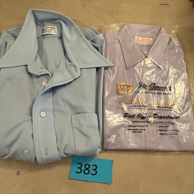 2 Vintage men's shirts USPS