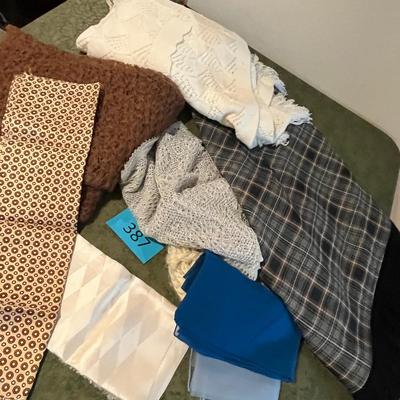 Lot of scarves, hats & other