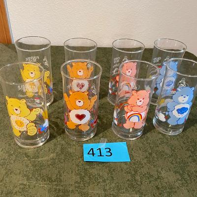Care Bears Set of 8 Pizza Hut Tumblers