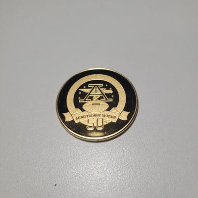 1960s Chargers coin 24k inlay