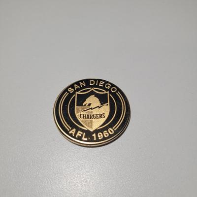 1960s Chargers coin 24k inlay