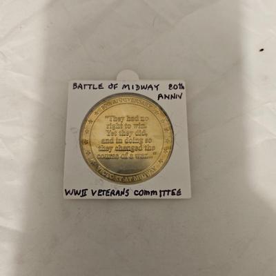 Battle of midway 80th anniversary ww2 veterans committee medal