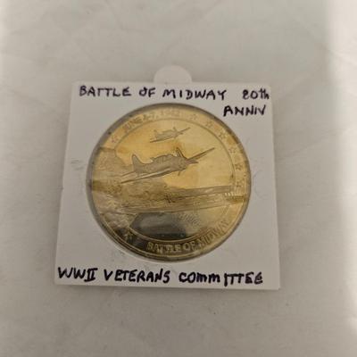 Battle of midway 80th anniversary ww2 veterans committee medal