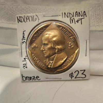 ND 1976 Indiana bronze medal