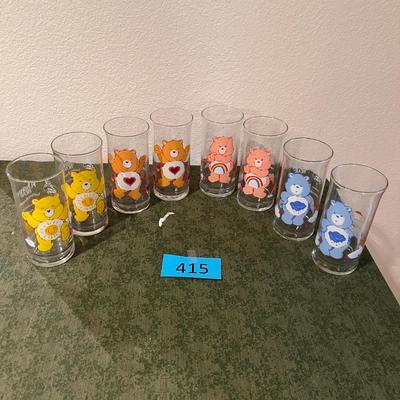 Care Bears Pizza Hut Tumblers Set of 8 #2