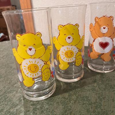 Care Bears Pizza Hut Tumblers Set of 8 #2